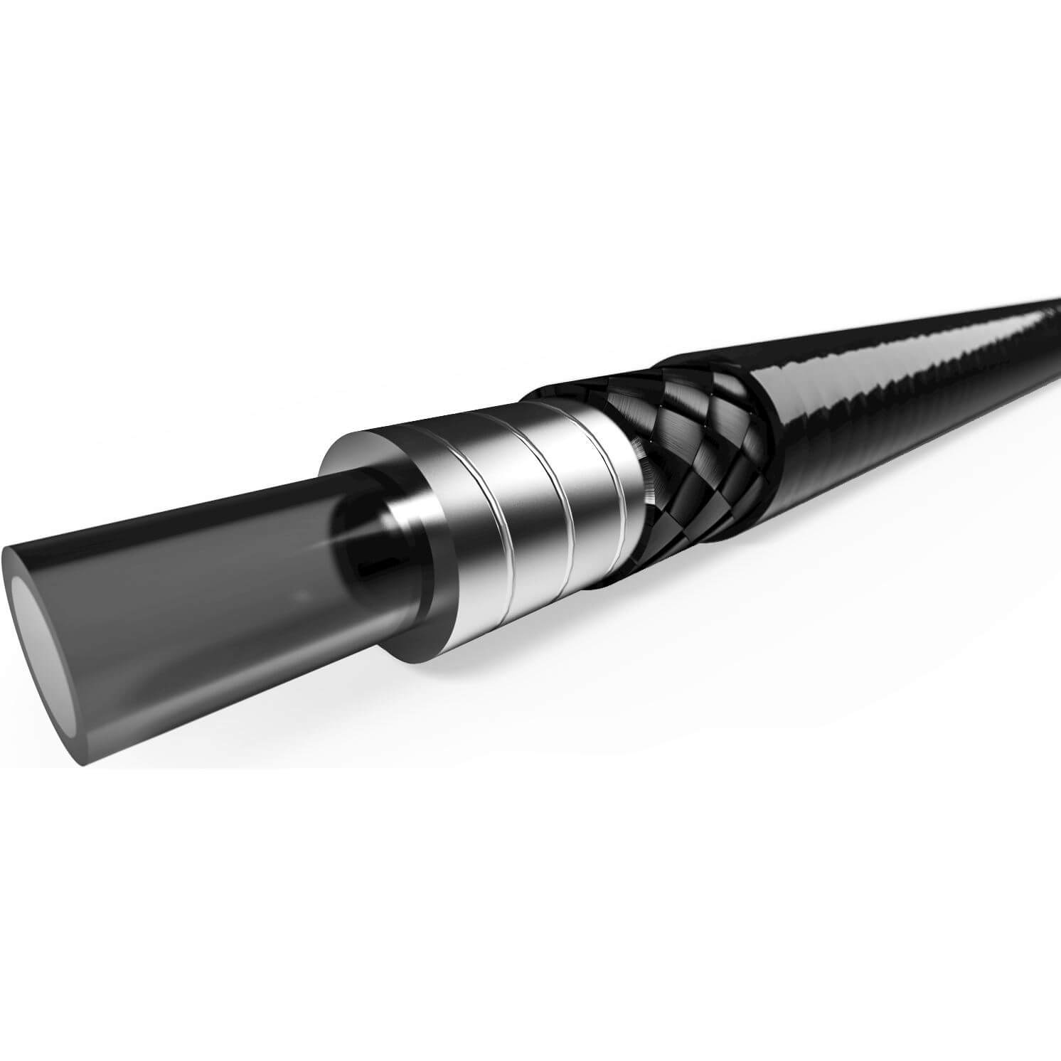 Elvedes rol rem buitenkabel gevlochten smoke silver 10m - Image 3