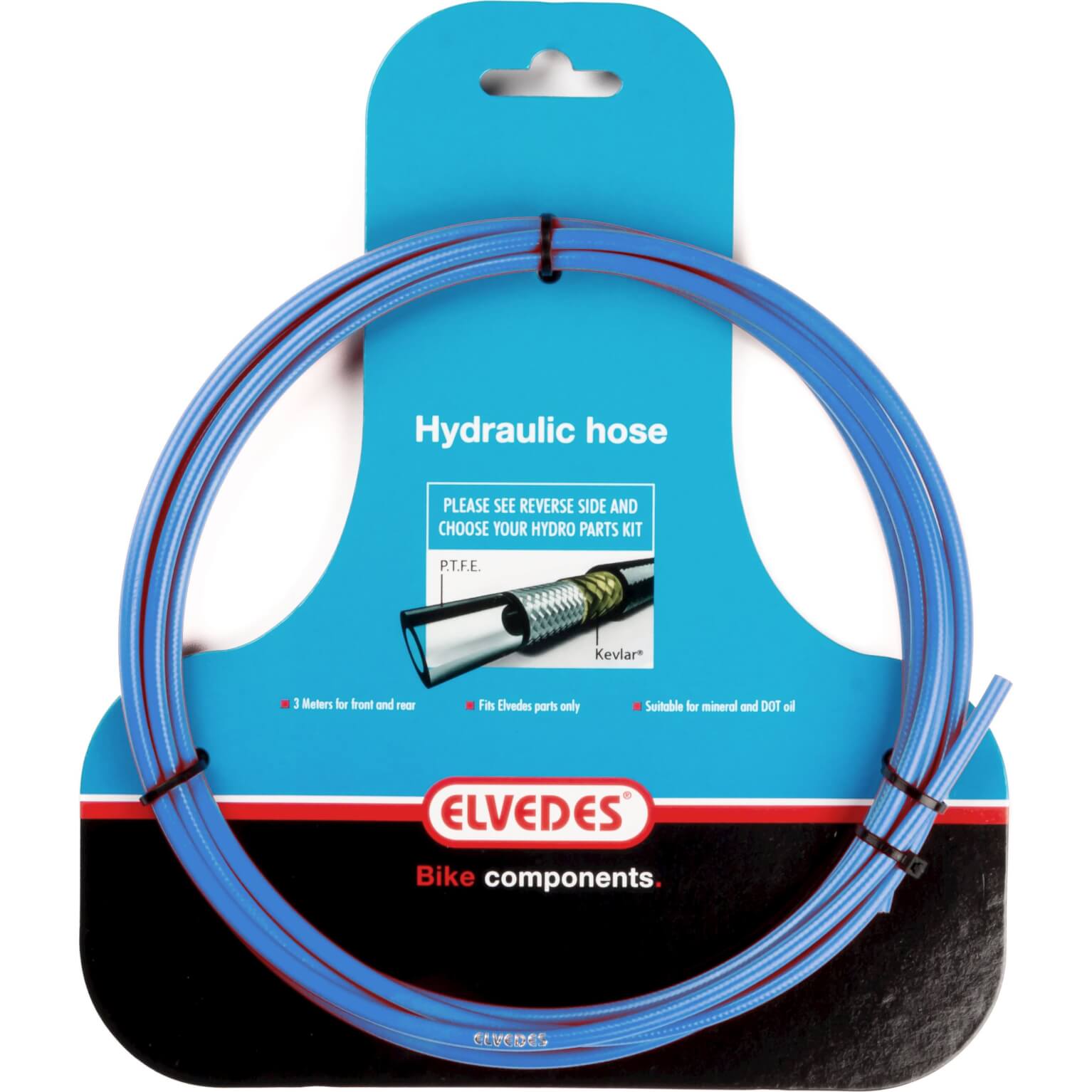 Elvedes hydro leiding 3m blauw
