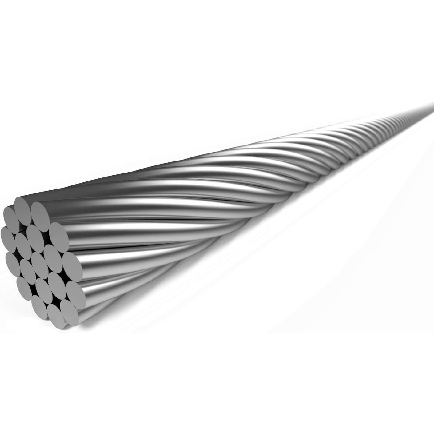 Elvedes schakel binnenkabel rvs 3m 2 nippels 2.5x10 en 4x4 - Image 3