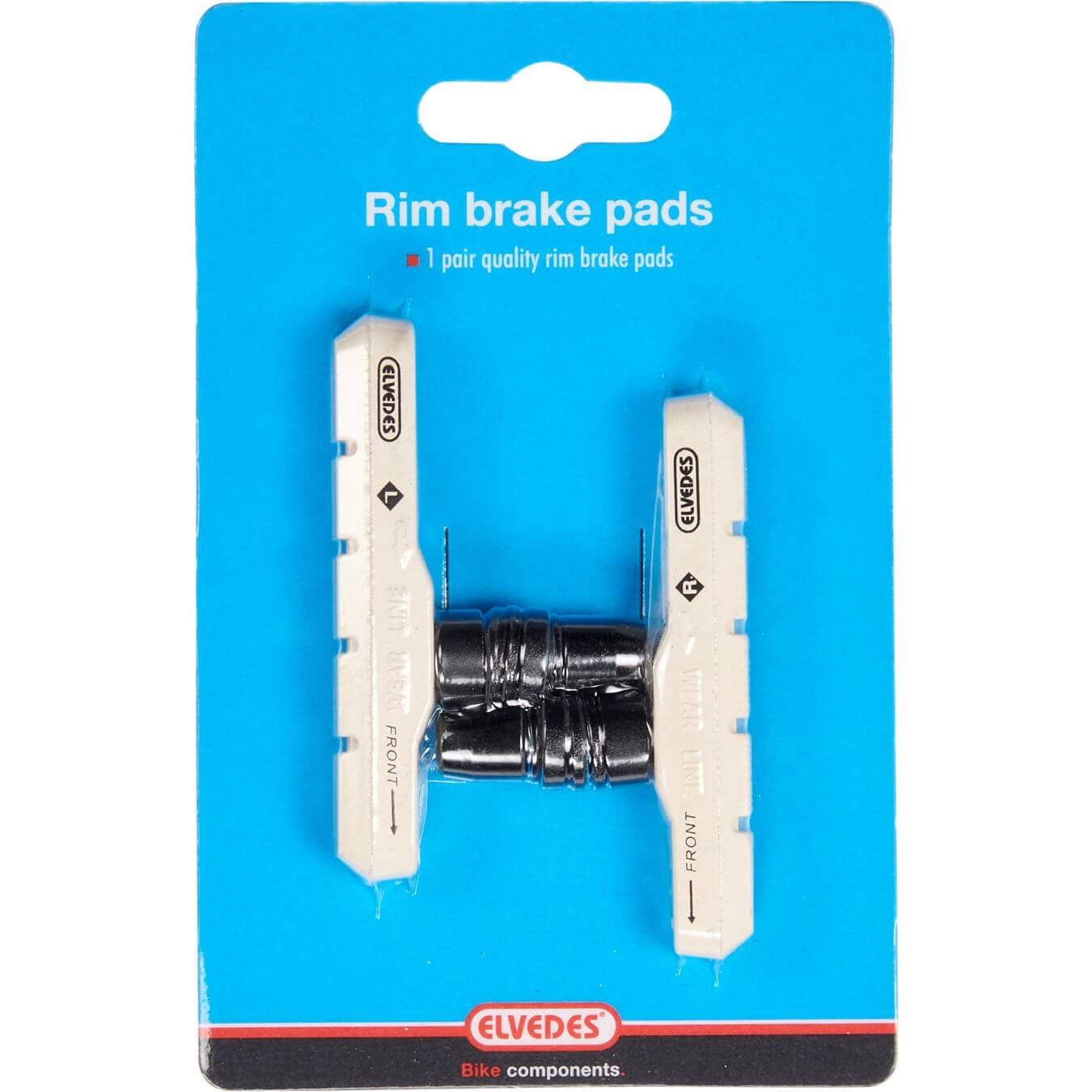 Elvedes remblok V-brake m/inbus 72mm white compound - Image 2