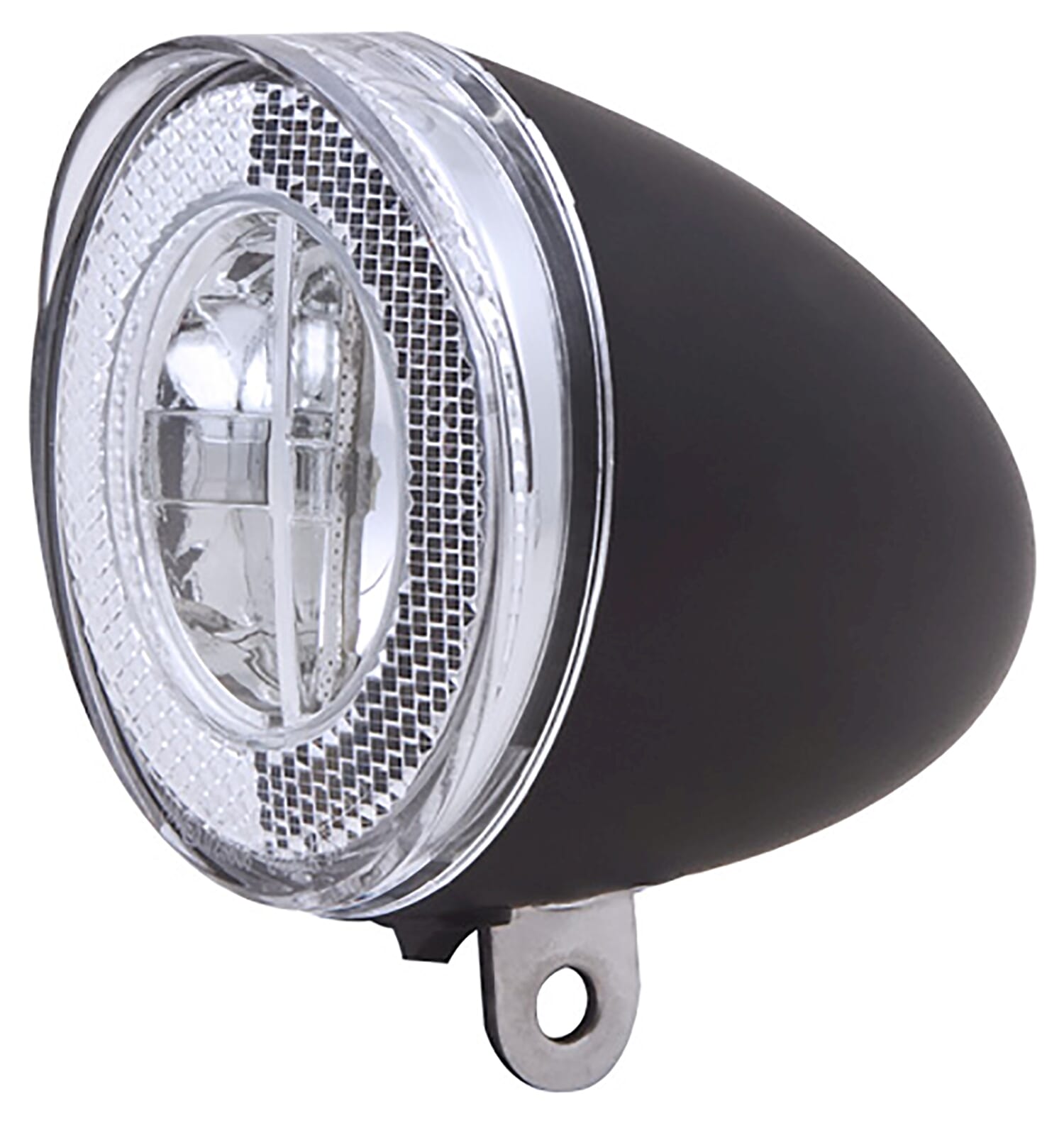 Spanninga koplamp Swingo Xb batterij 4 lux zwart