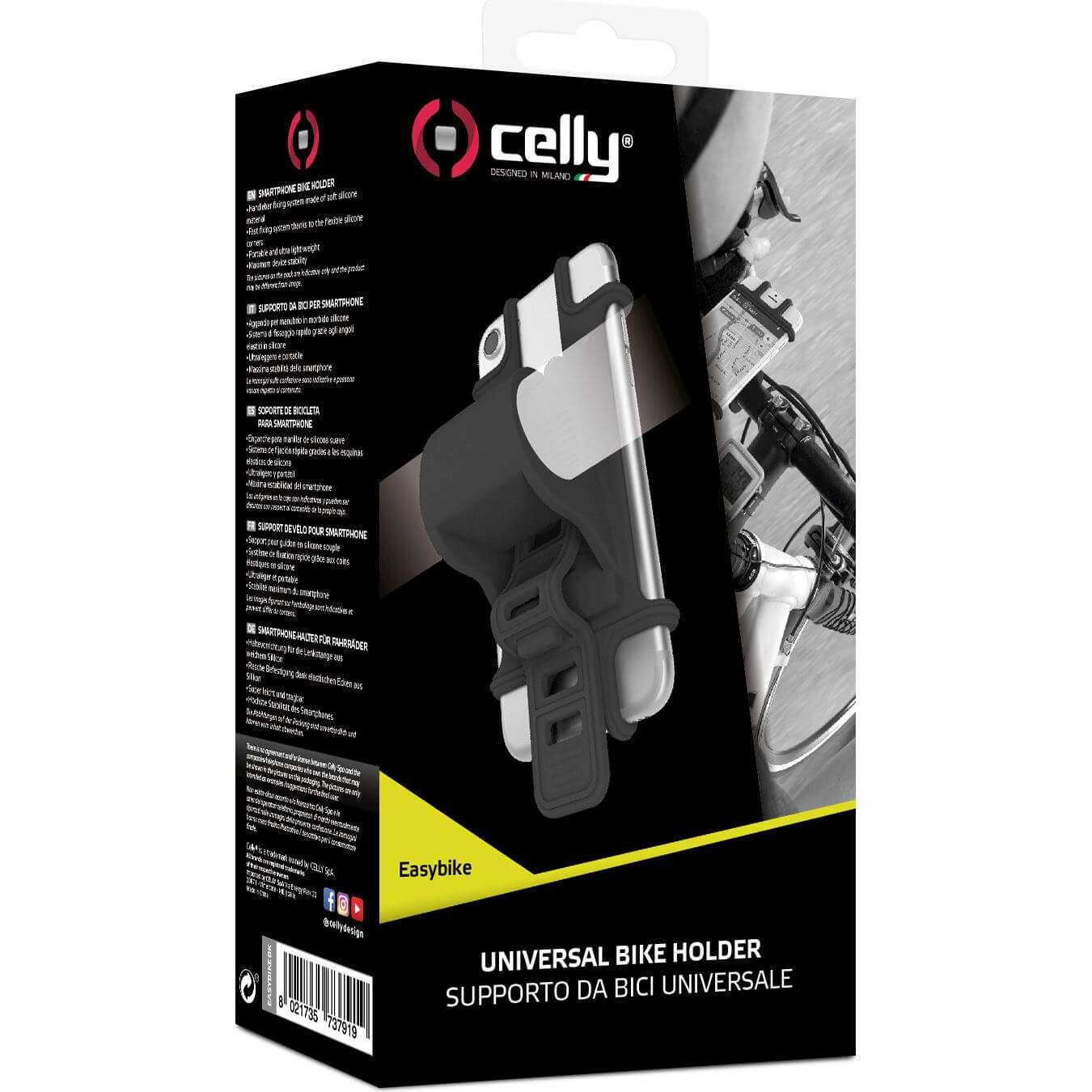 Celly telefoonhouder universeel zwart - Image 3