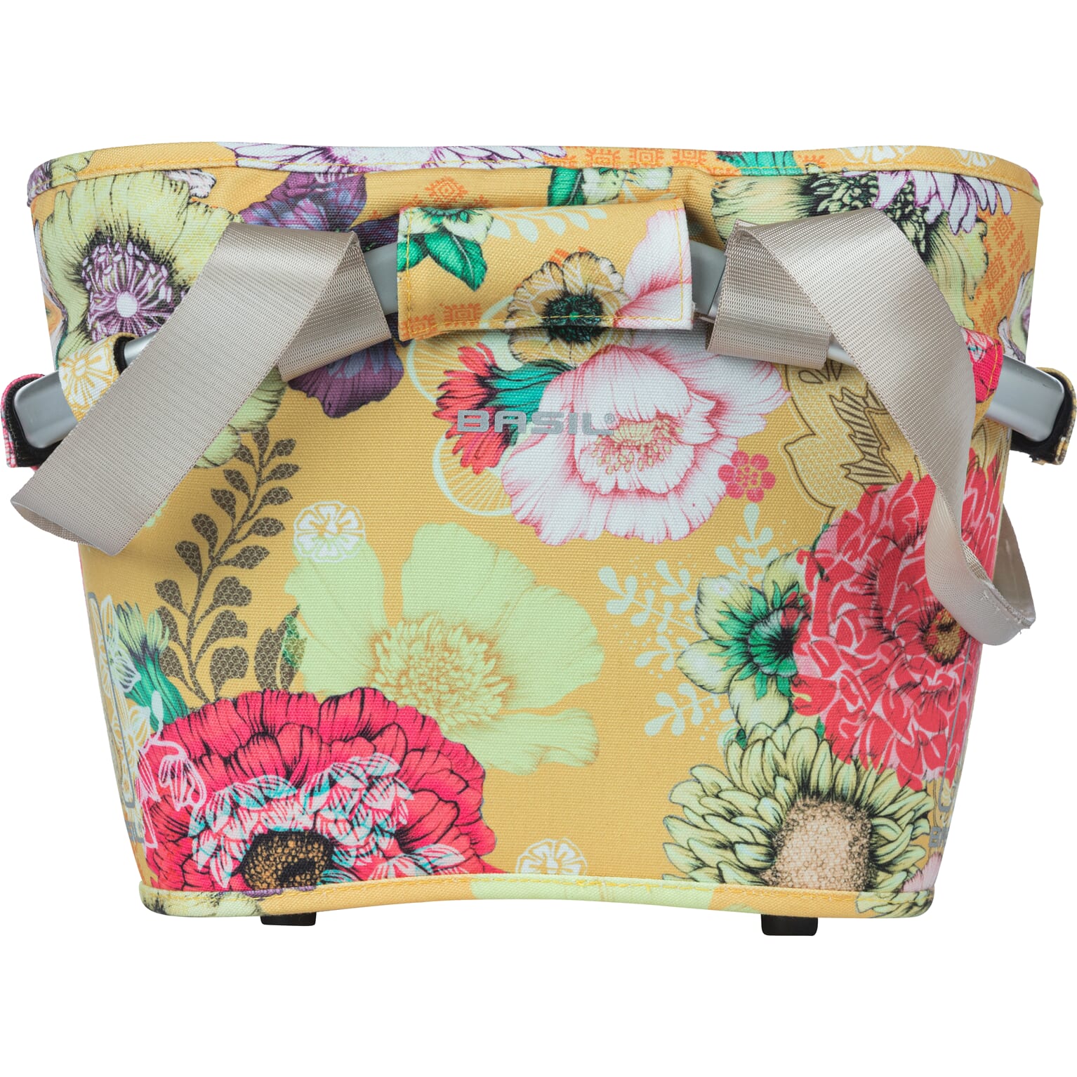 Basil mand front Bloom Field Carry All KF 15L yellow - Image 2