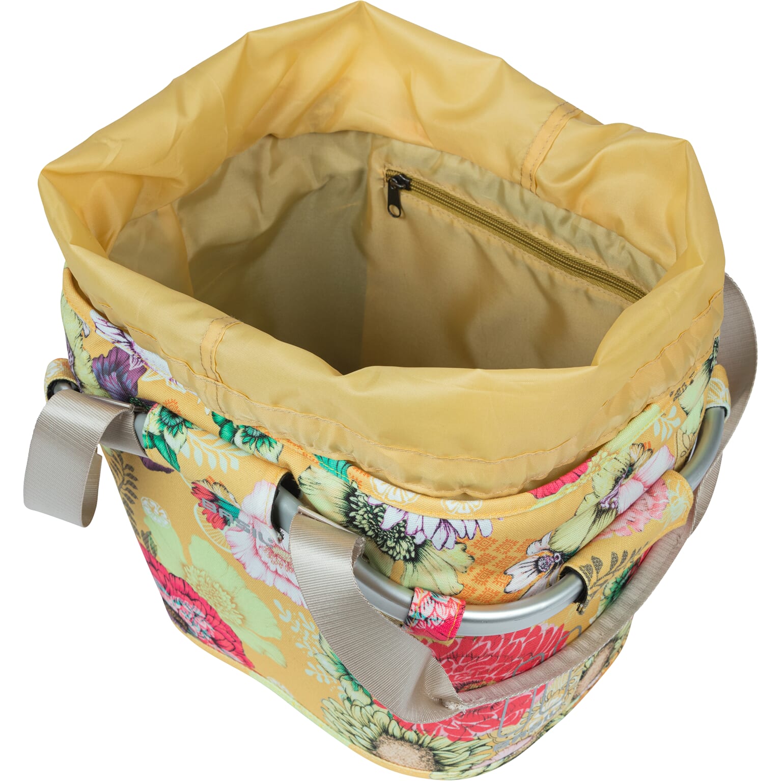 Basil mand front Bloom Field Carry All KF 15L yellow - Image 4