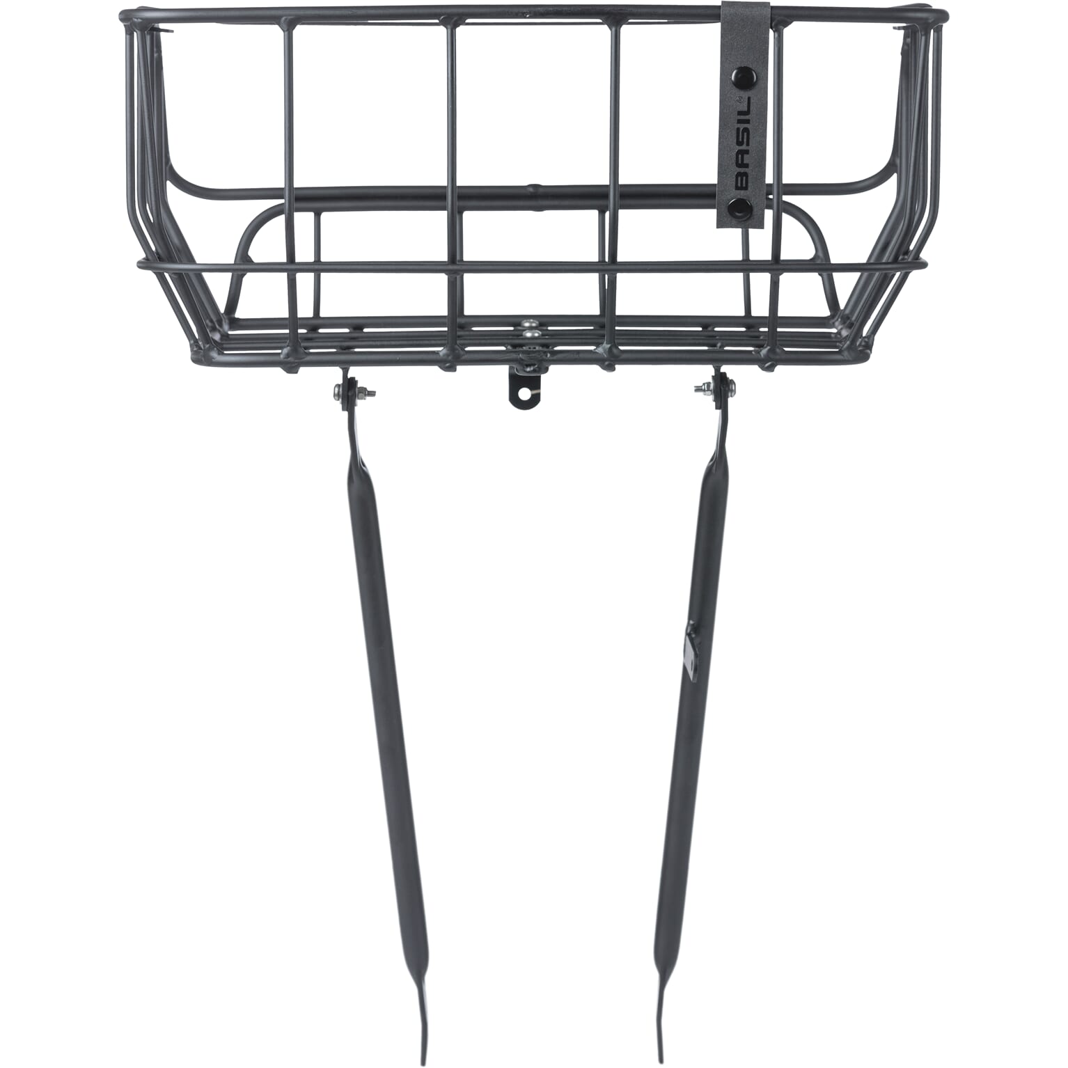 Basil mand Portland voorop 25L mat zwart 36x43x22cm - Image 2