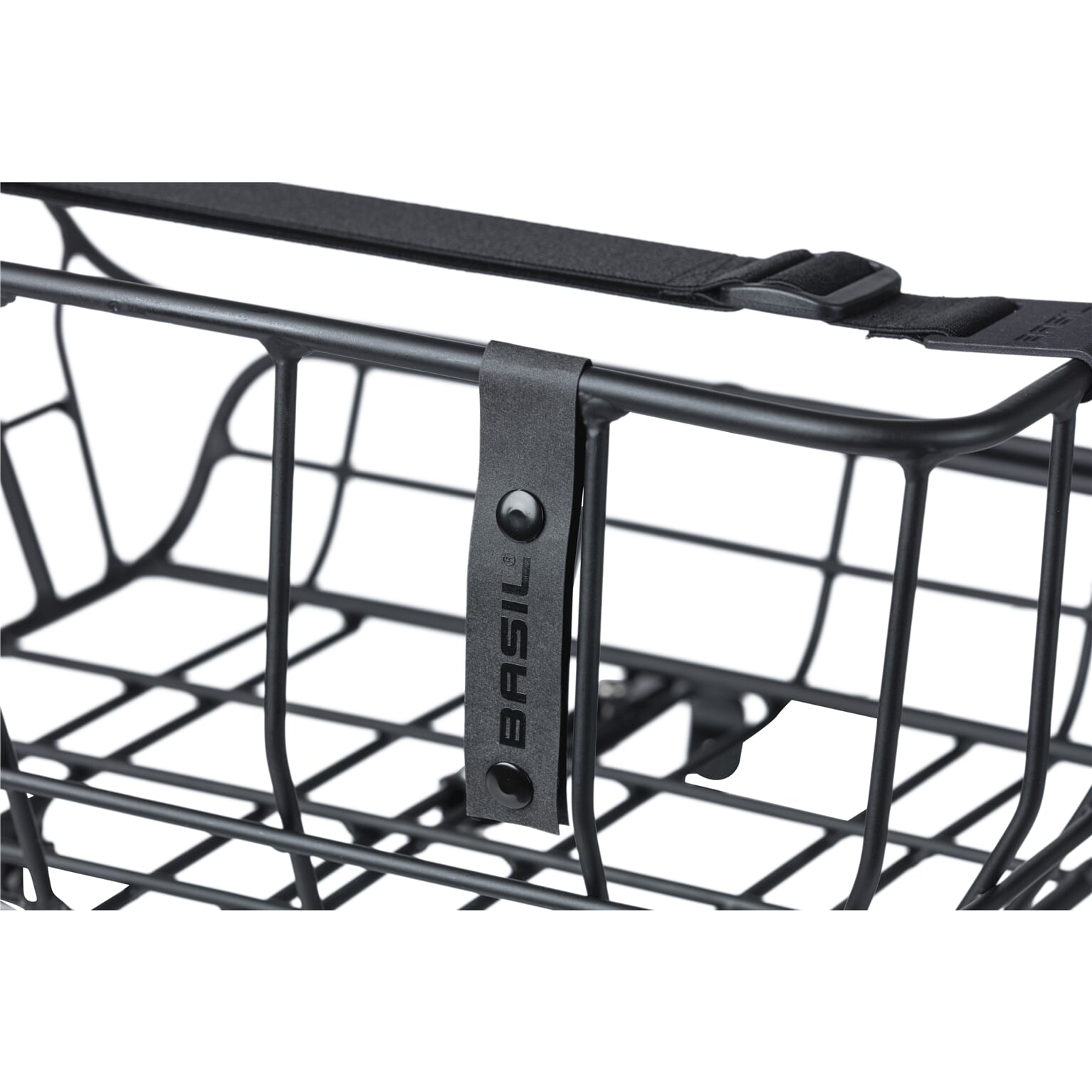 Basil mand Portland voorop 25L mat zwart 36x43x22cm - Image 4