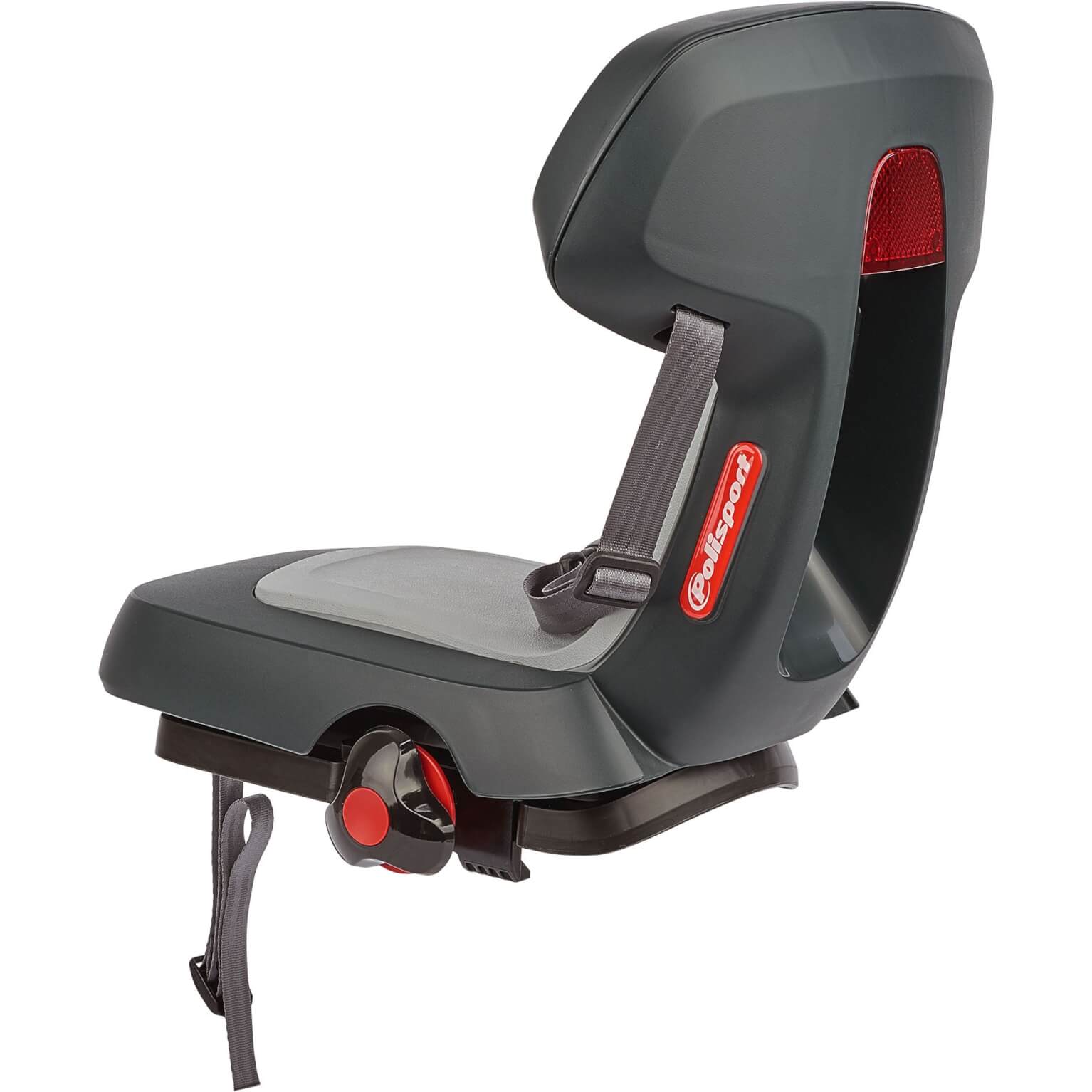 Polisport achterzitje Guppy Junior Light dark grey - Image 2