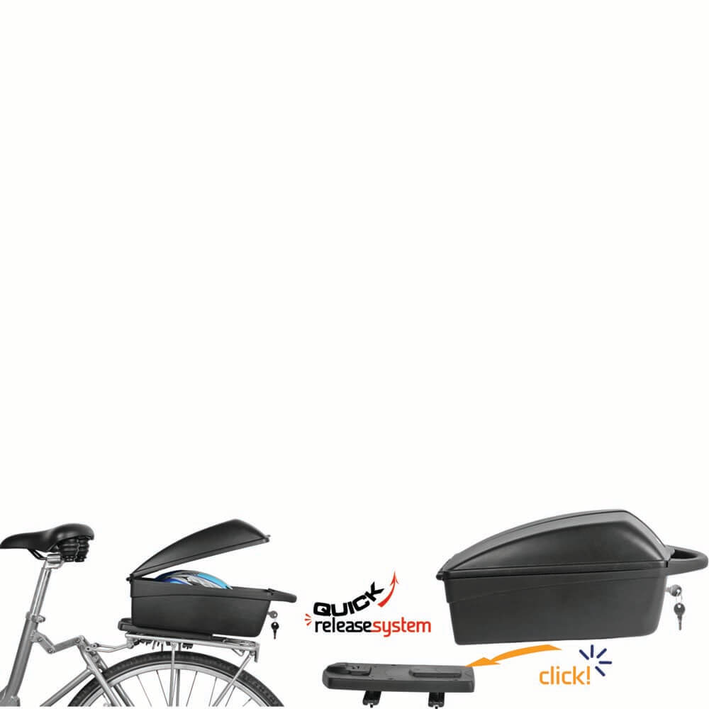 Polisport topkoffer 11L afneembaar zwart 32x26x18cm - Image 3