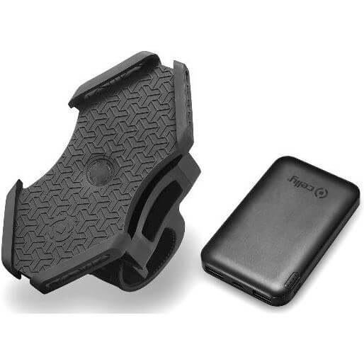 Celly telefoonhouder met powerbank zwart - Image 2