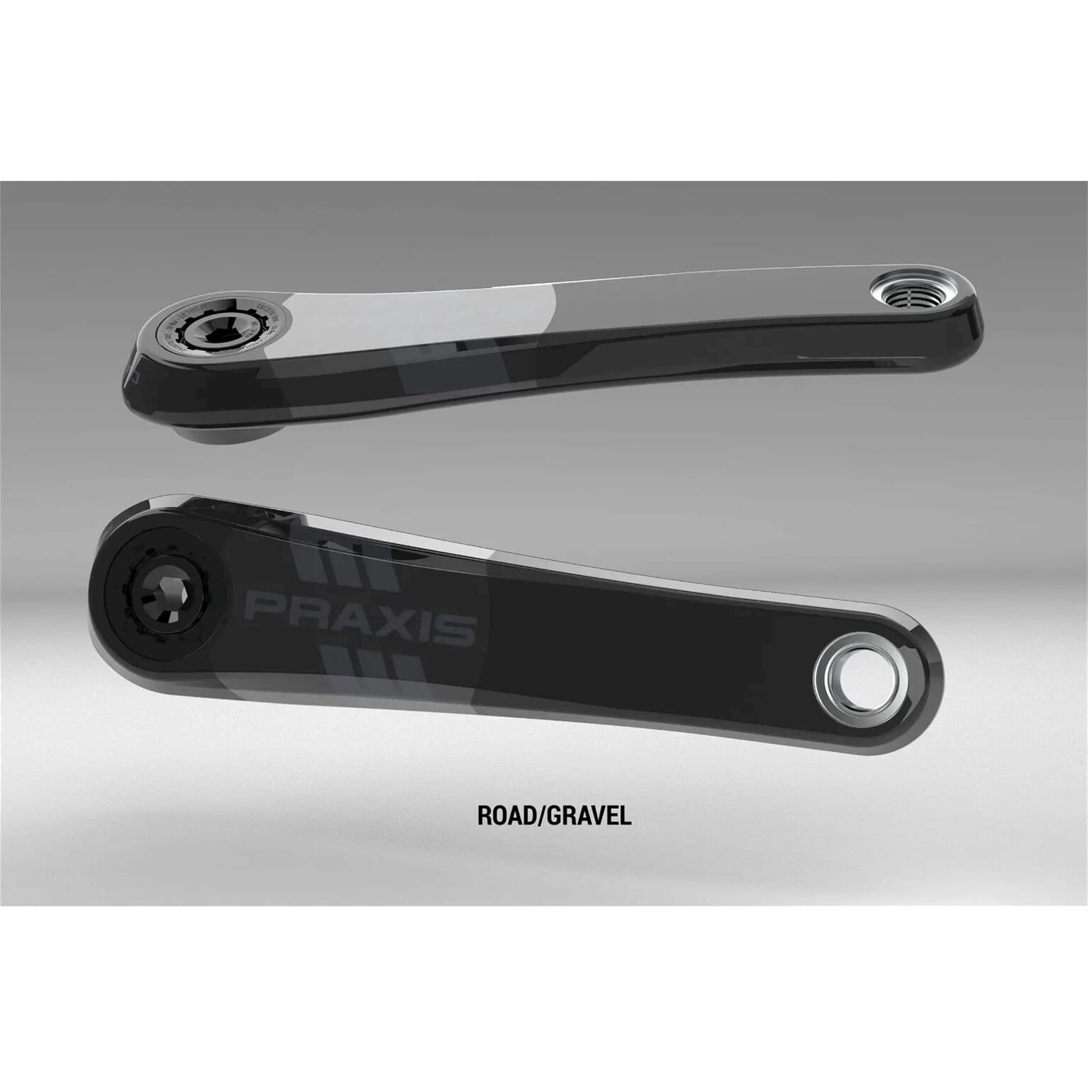 Praxis E-race crankstel carbon Etor spline 170mm (Fazua R60