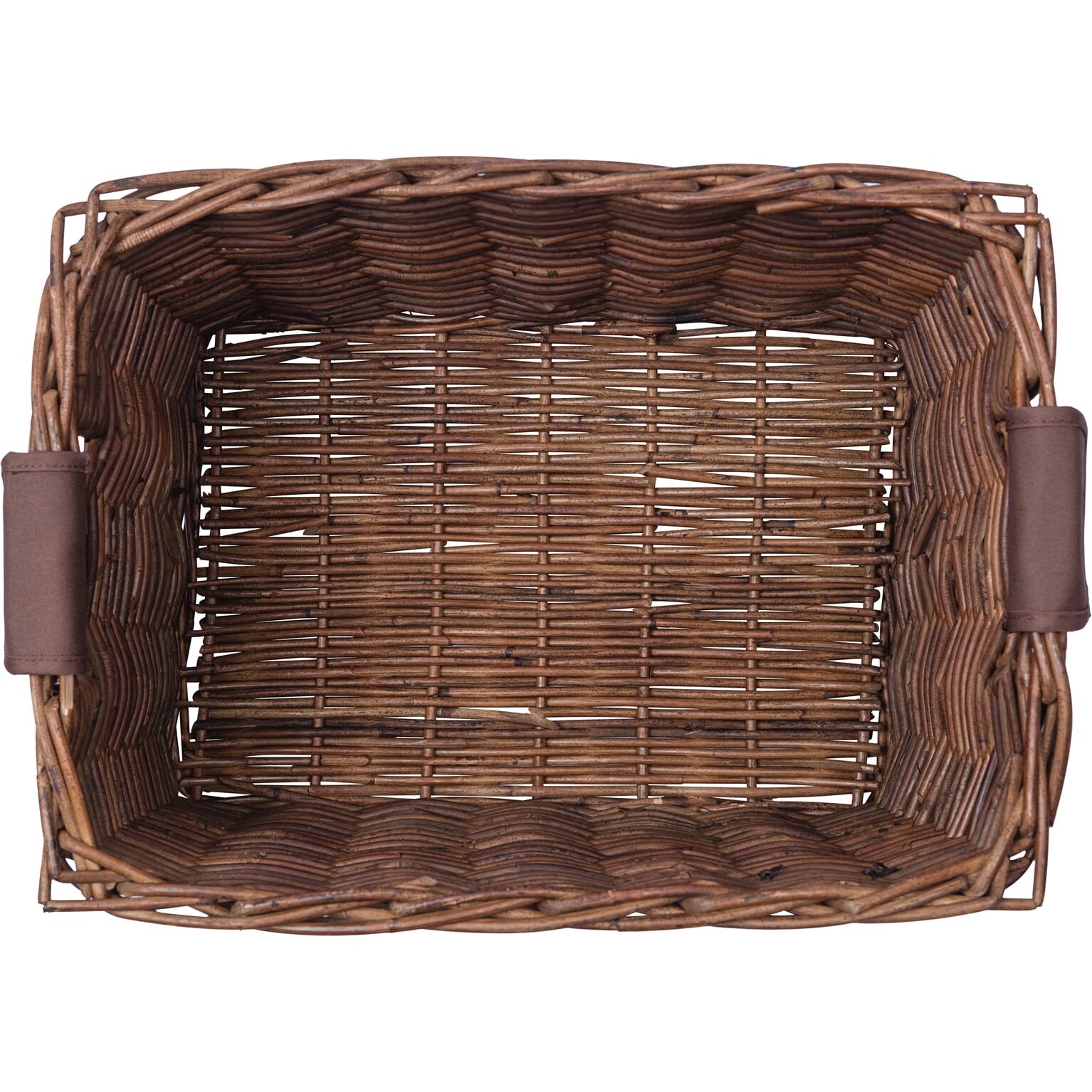 Basil mand riet Dorset L 47L brown 48x37x27cm - Image 3