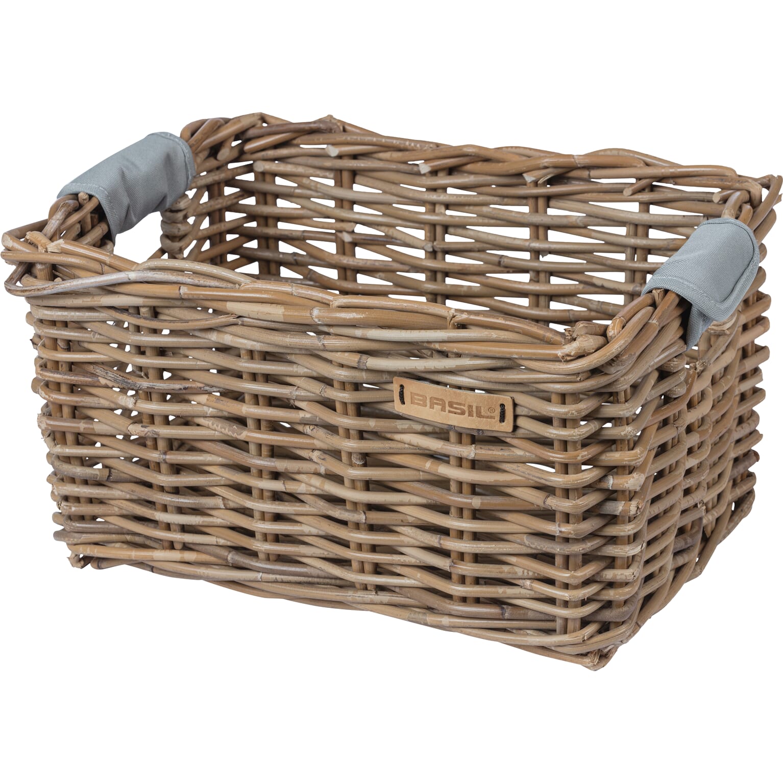 Basil mand riet Dorset M 19L grey 39x27x21cm