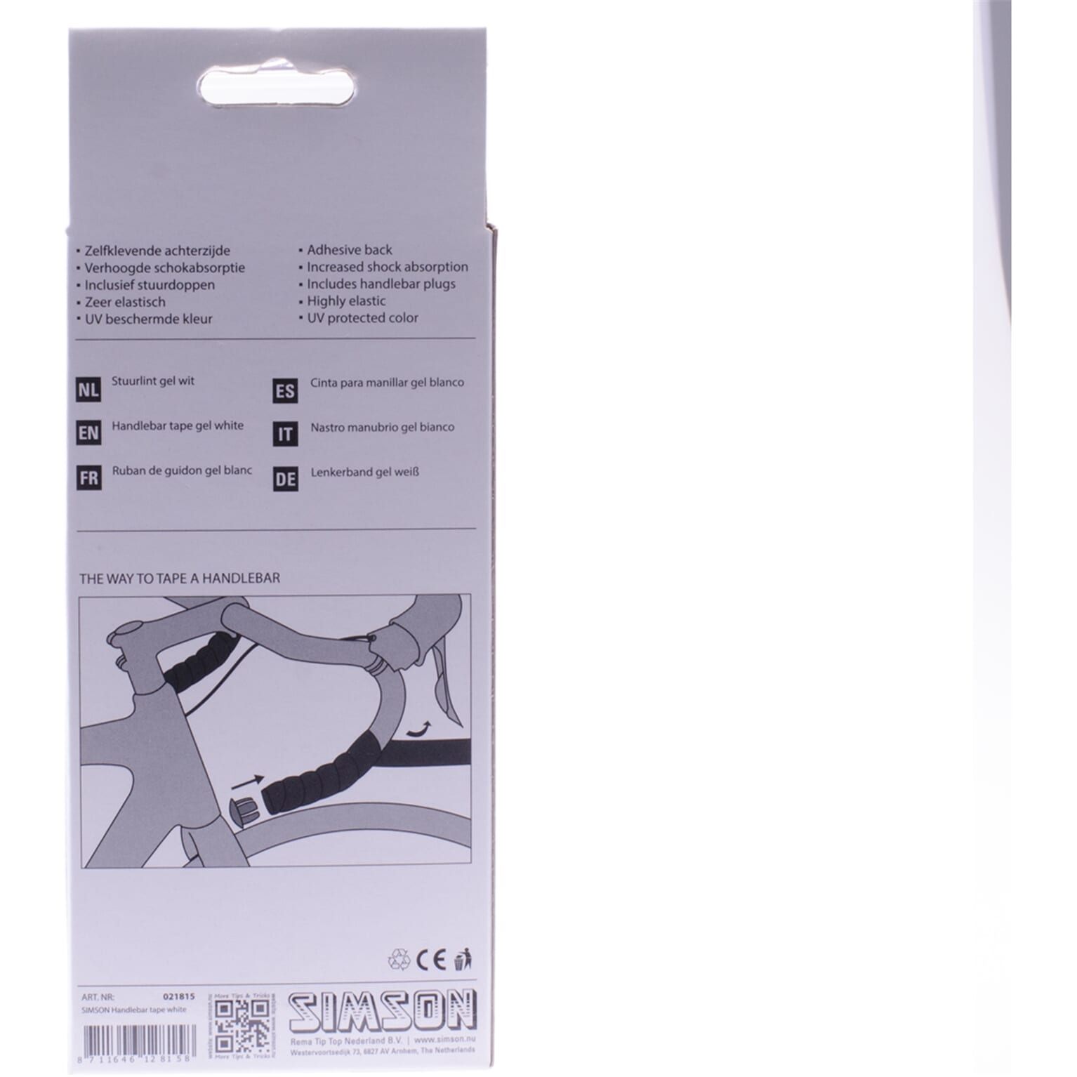 Simson stuurlint Gel wit - Image 5
