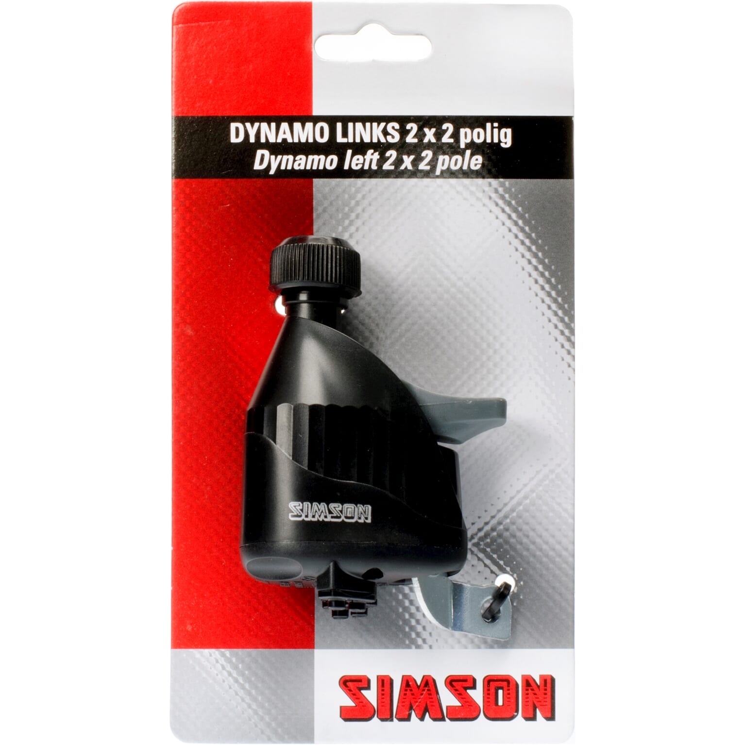 Simson dynamo links rubber loopwiel