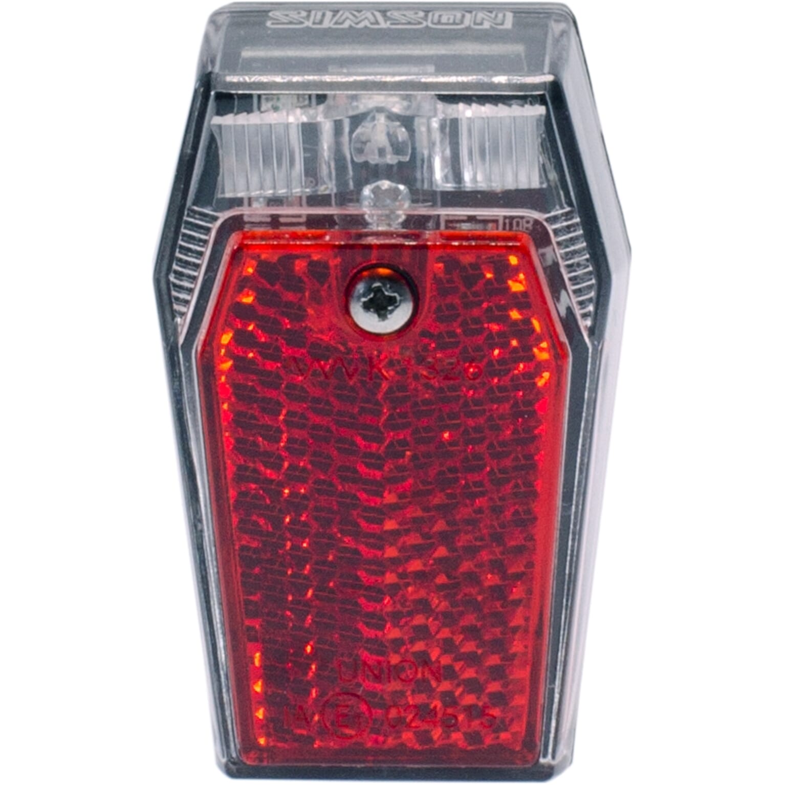 Simson achterlicht Mini batterij spatbord