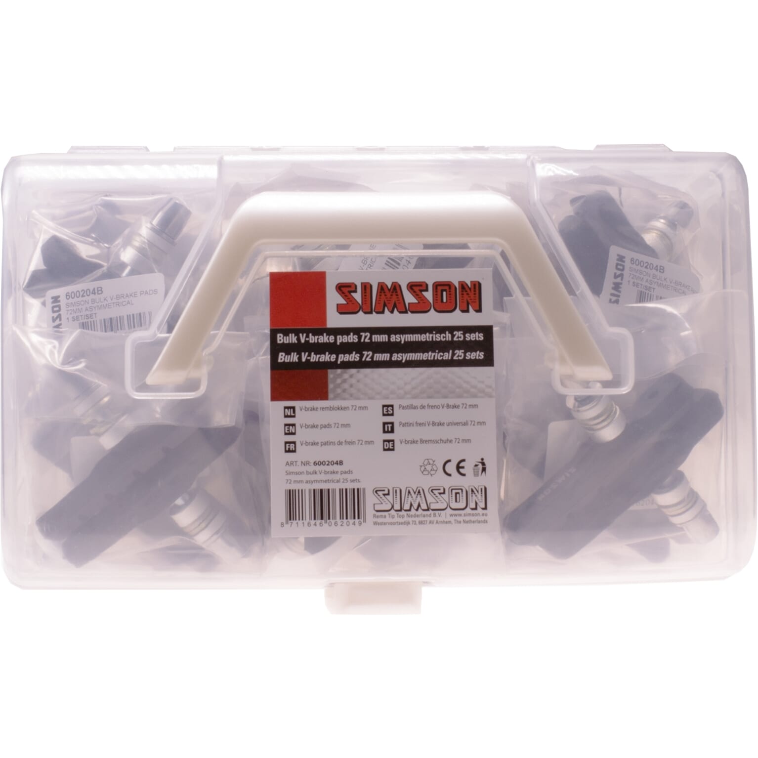 Simson remblok V-br 72mm doos (25) - Image 2