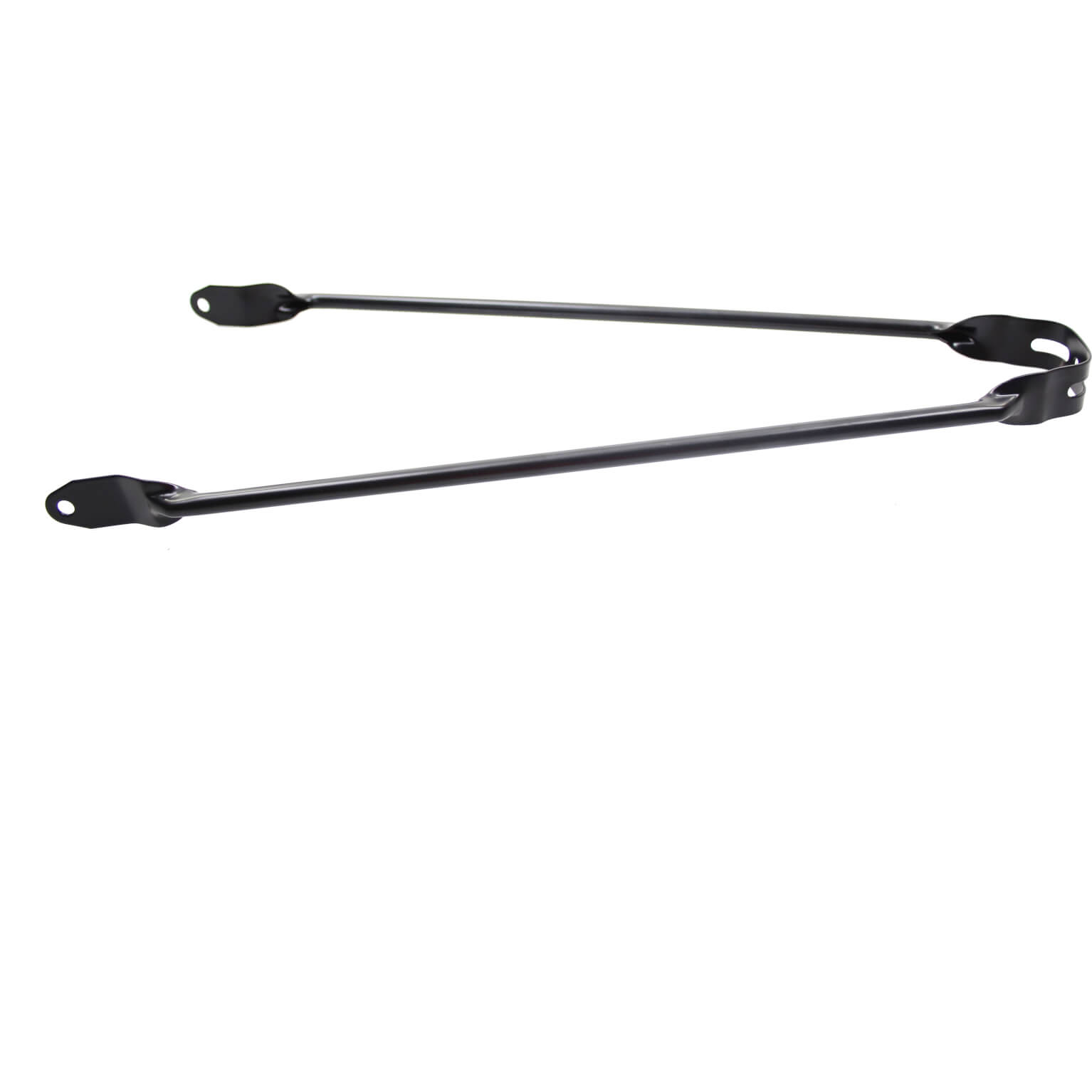 spatbordstang 28 pad bevestiging 6mm mat zwart - Image 2