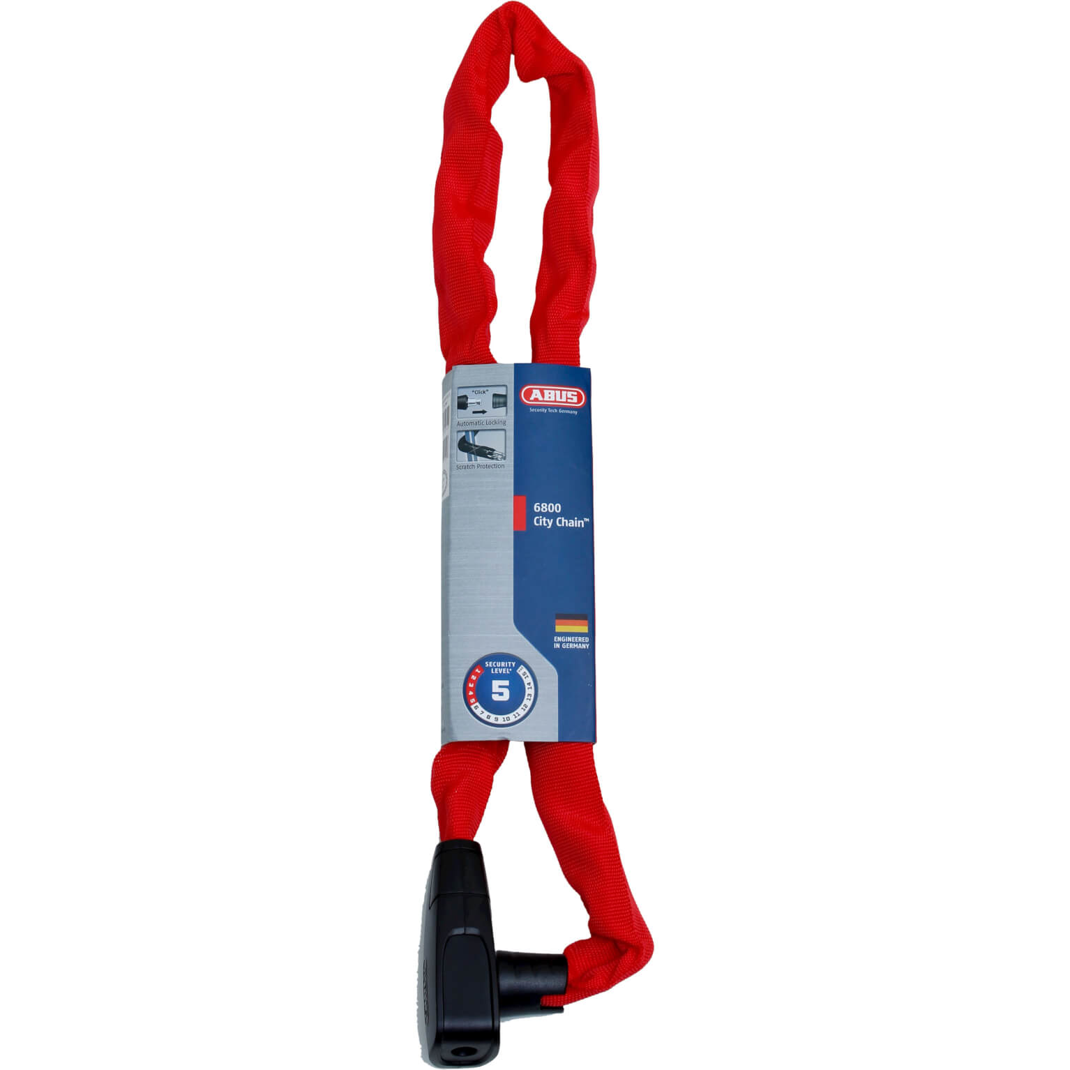 Abus kettingslot CityChain 6800/85 2.0 red - Image 3