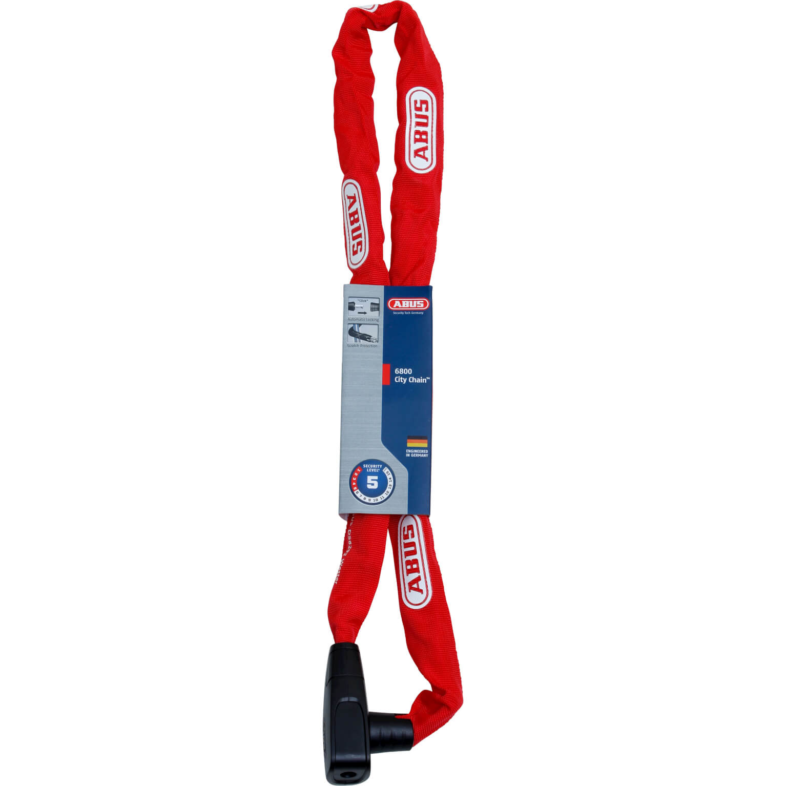 Abus kettingslot CityChain 6800/110 2.0 red - Image 3