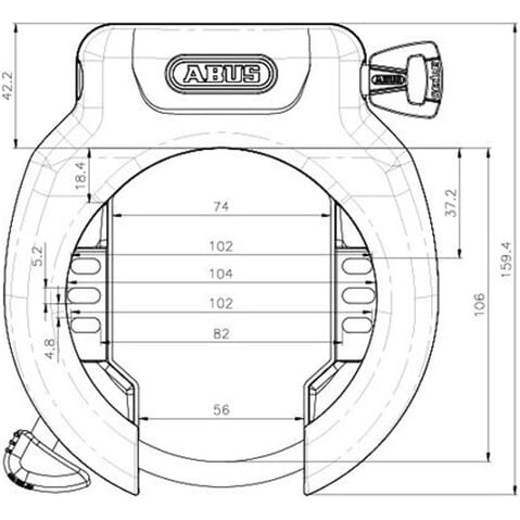 Abus ringslot Pro Amparo 4750SL ART 2 - Image 2