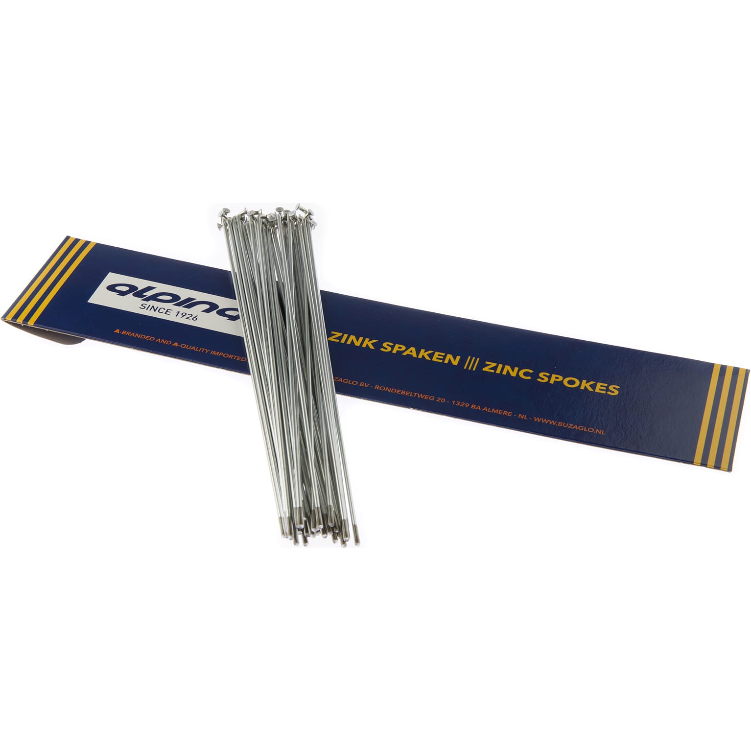 Alpina spaak 13-195mm zink zilver (36 stuks)