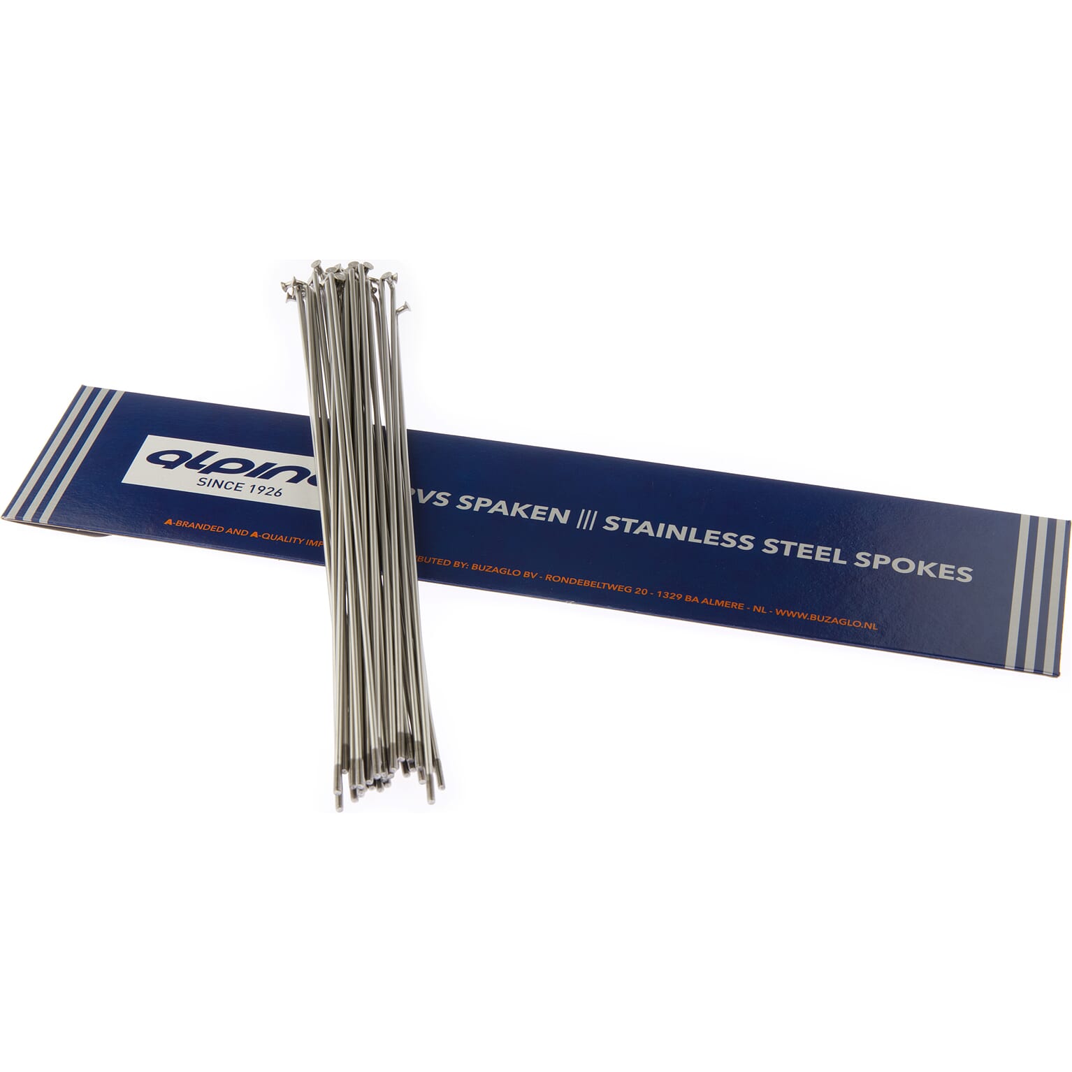 Alpina spaak LDR 13-285mm RVS zilver (36 stuks)