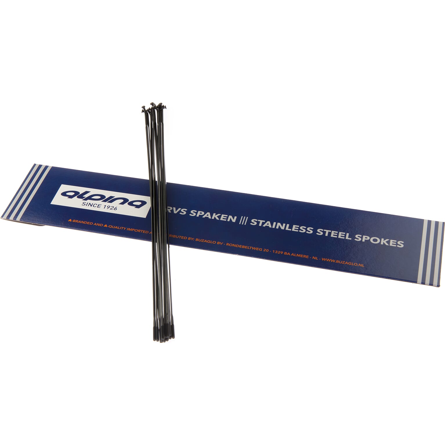 Alpina spaak CXR 14-266mm RVS zwart (12 stuks)