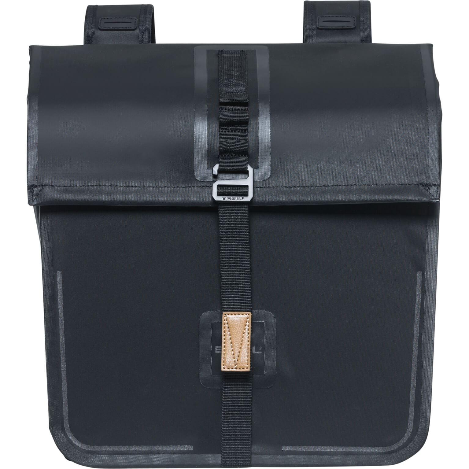 Basil fietstas dubbel Urban dry black 50L - Image 2