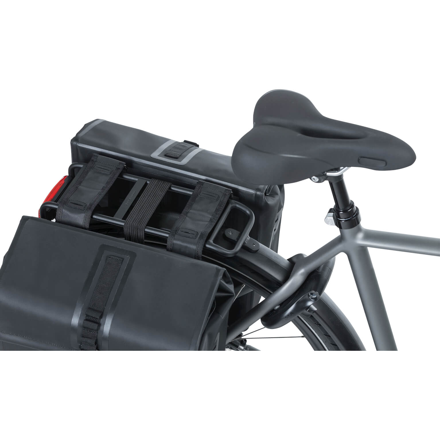 Basil fietstas dubbel Urban dry black 50L - Image 6