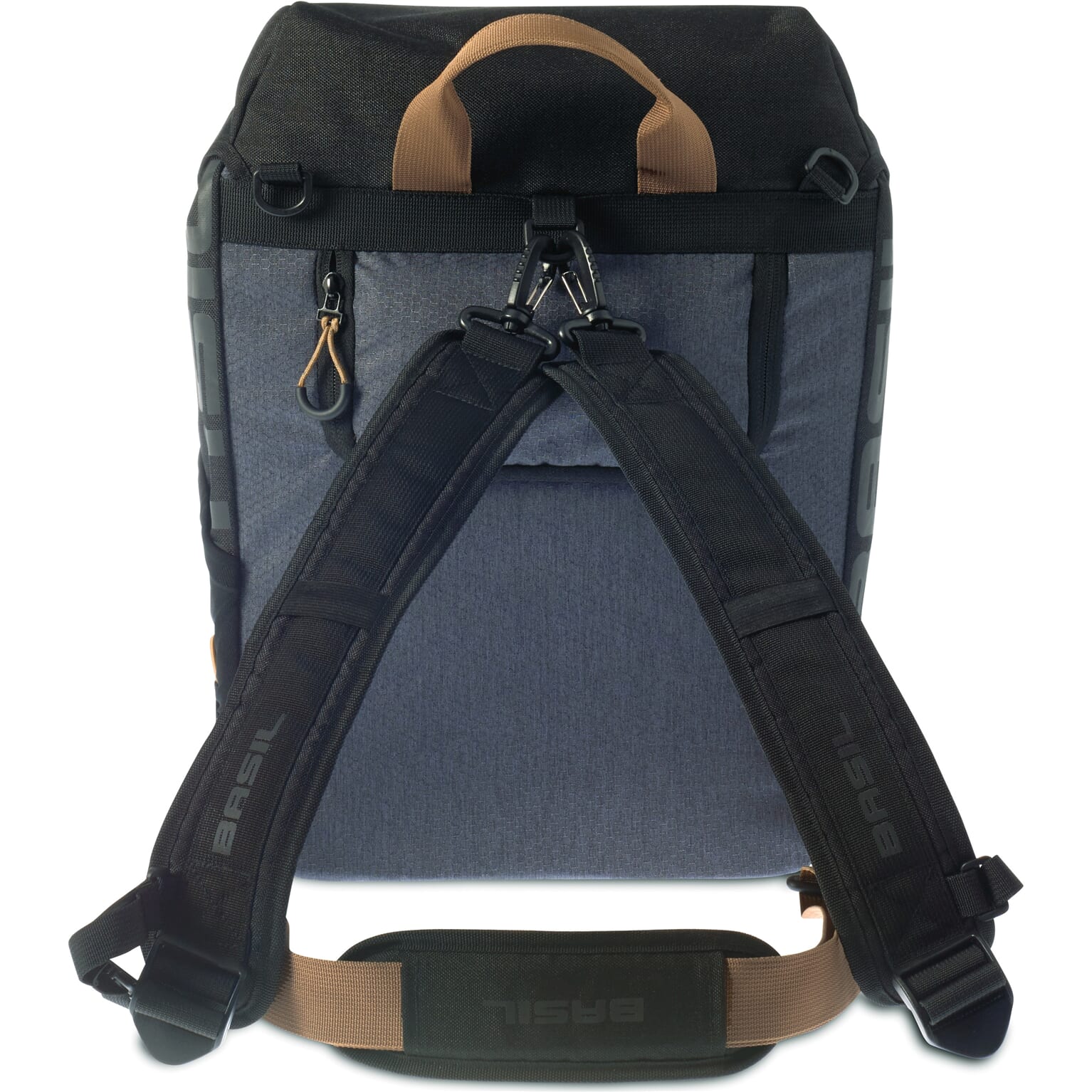 Basil rugtas Miles daypack black slate 17L - Image 5