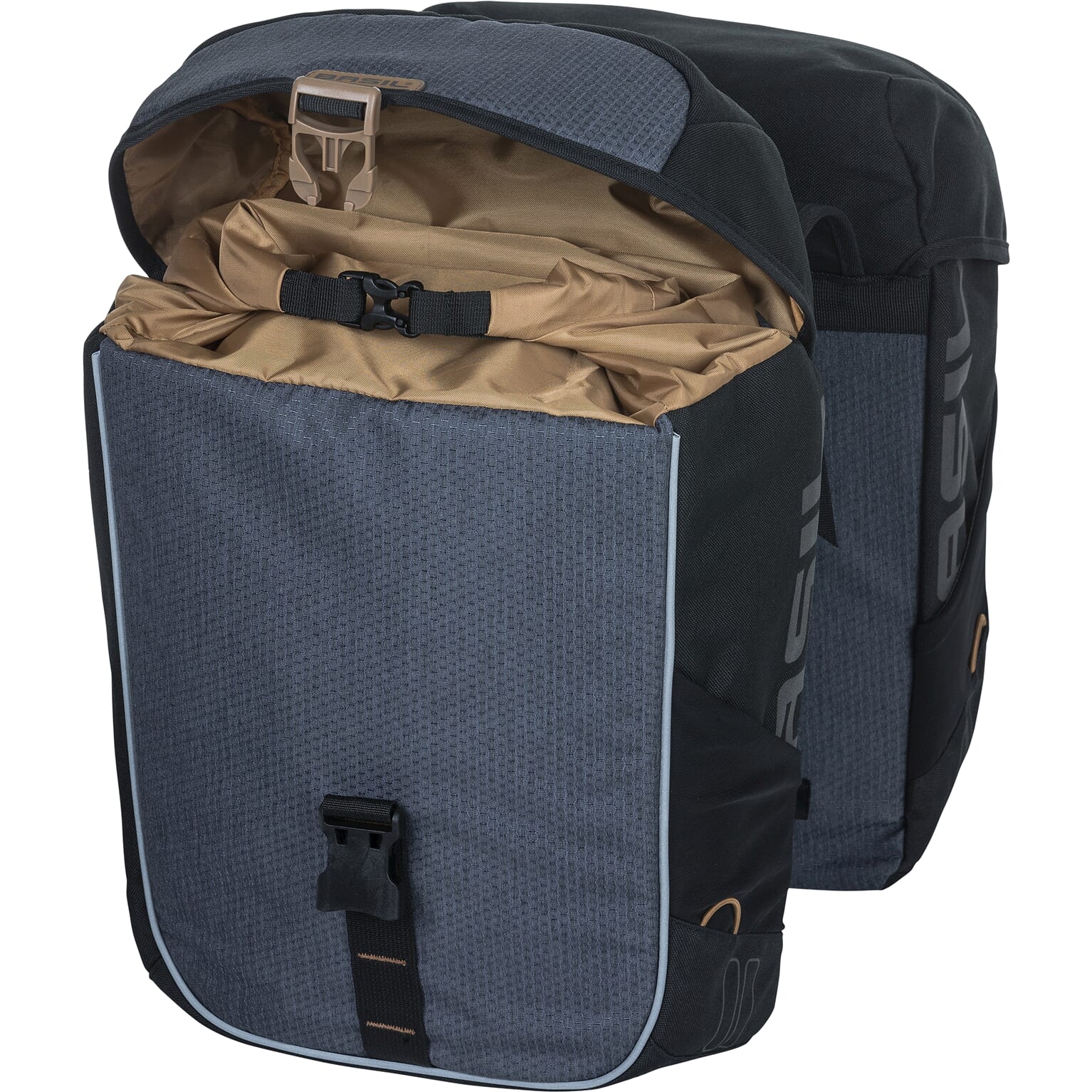 Basil fietstas dubbel Miles black 32L - Image 5