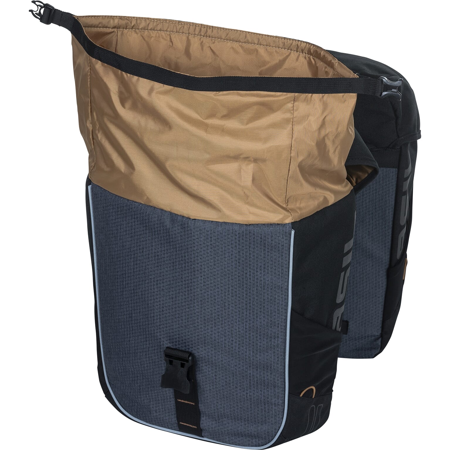 Basil fietstas dubbel Miles black 32L - Image 6
