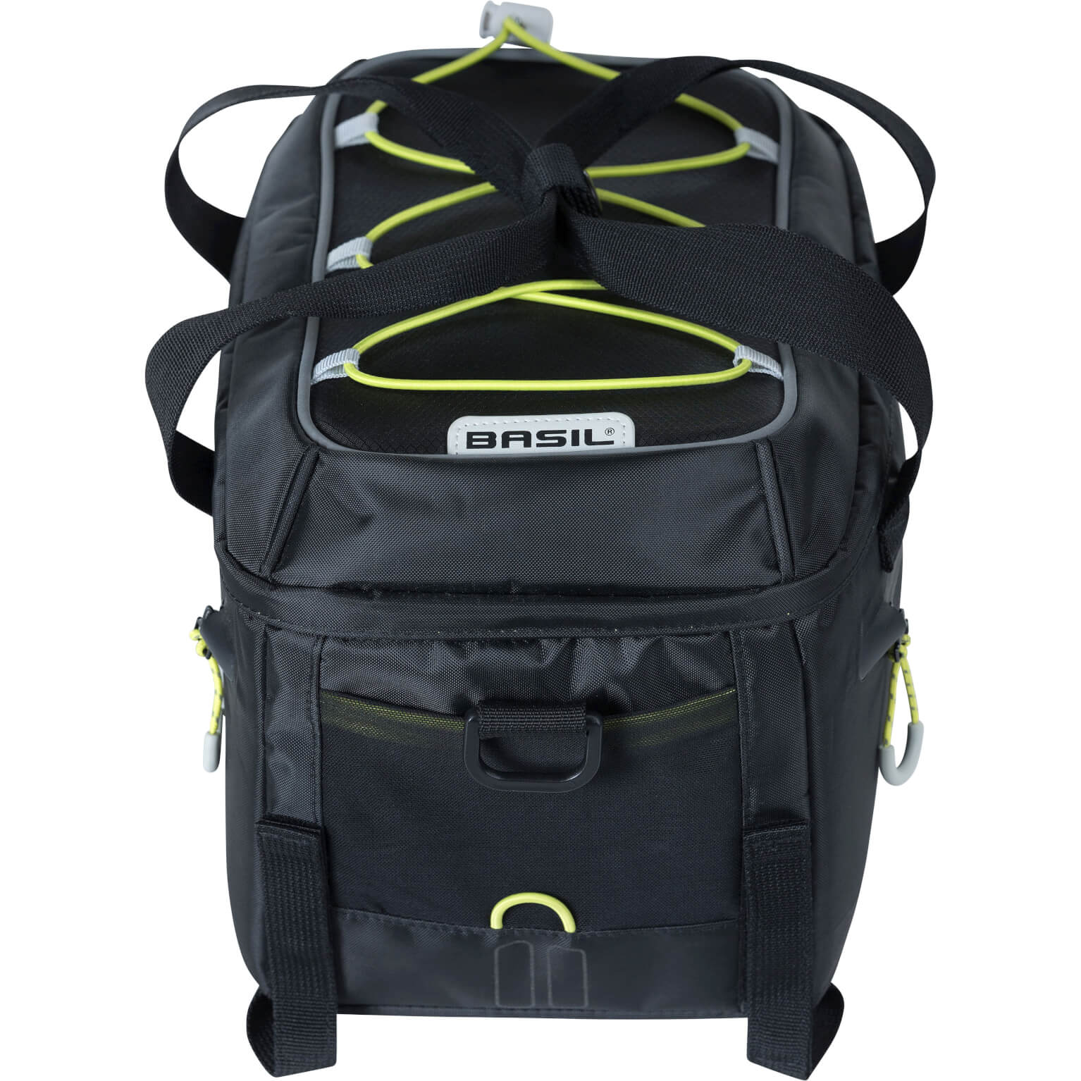Basil dragertas Miles trunkbag zwart lime 7L - Image 3