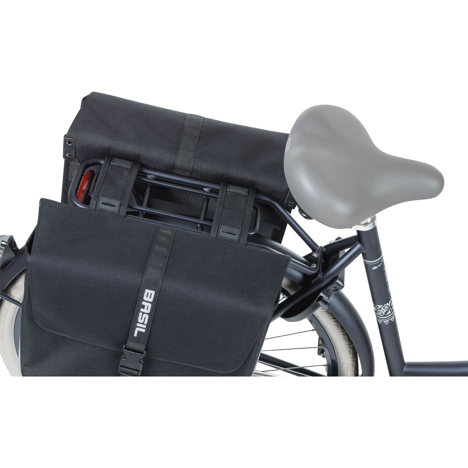 Basil fietstas dubbel Forte black black 35L - Image 6