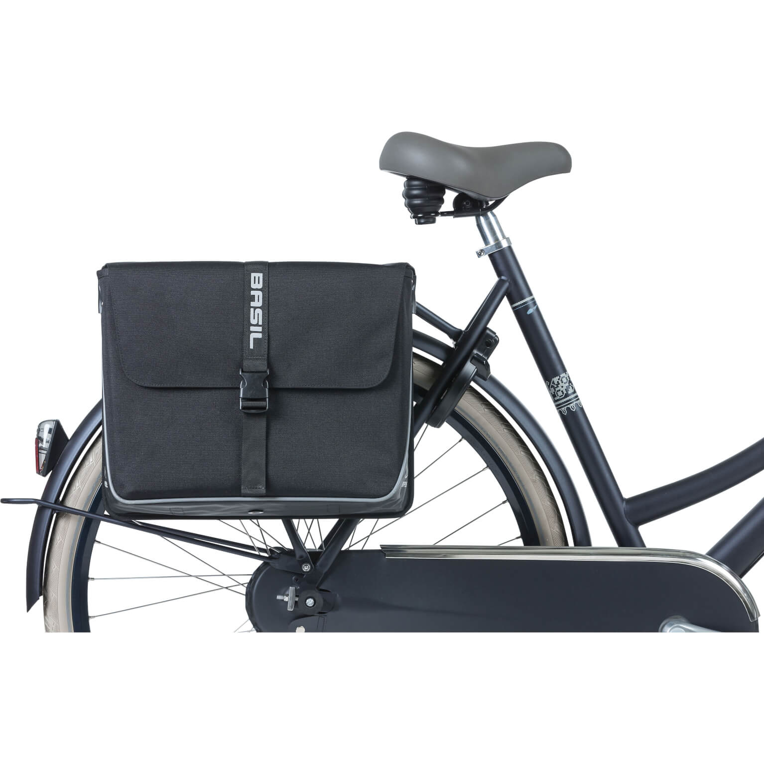 Basil fietstas dubbel Forte black black 35L - Image 7