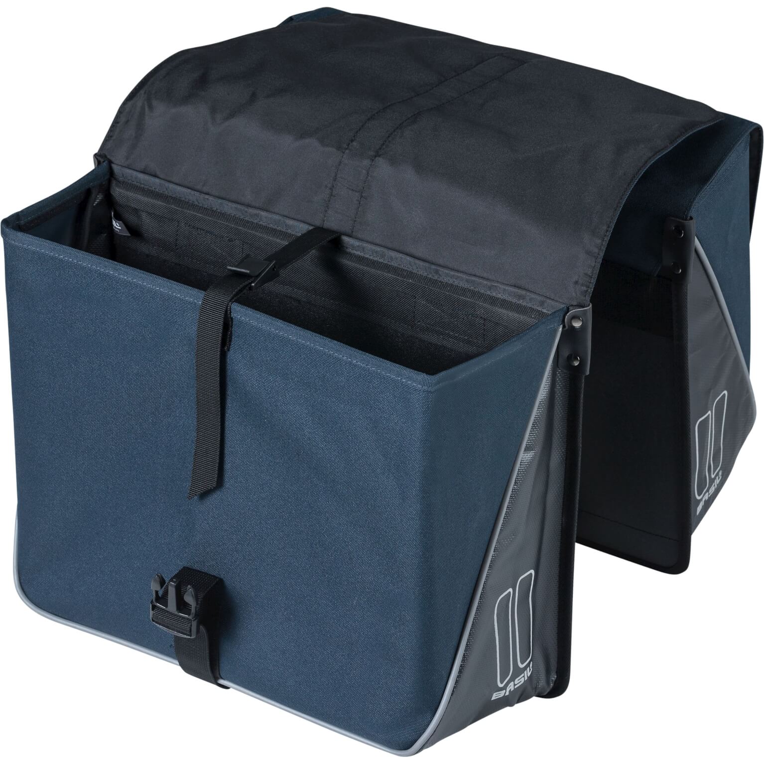 Basil fietstas dubbel Forte blue black 35L - Image 4