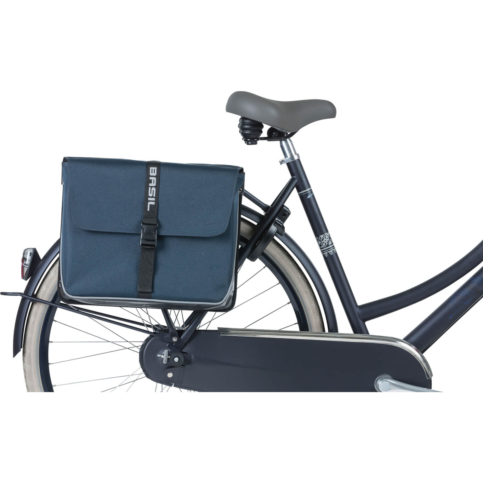 Basil fietstas dubbel Forte blue black 35L - Image 6