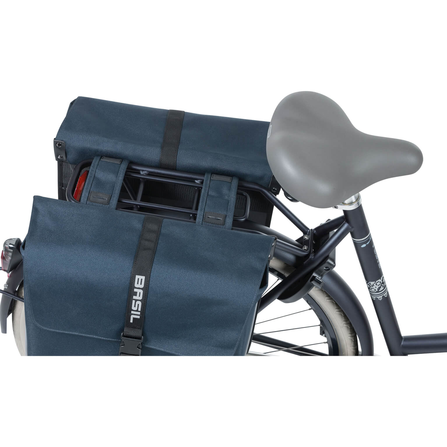 Basil fietstas dubbel Forte blue black 35L - Image 7