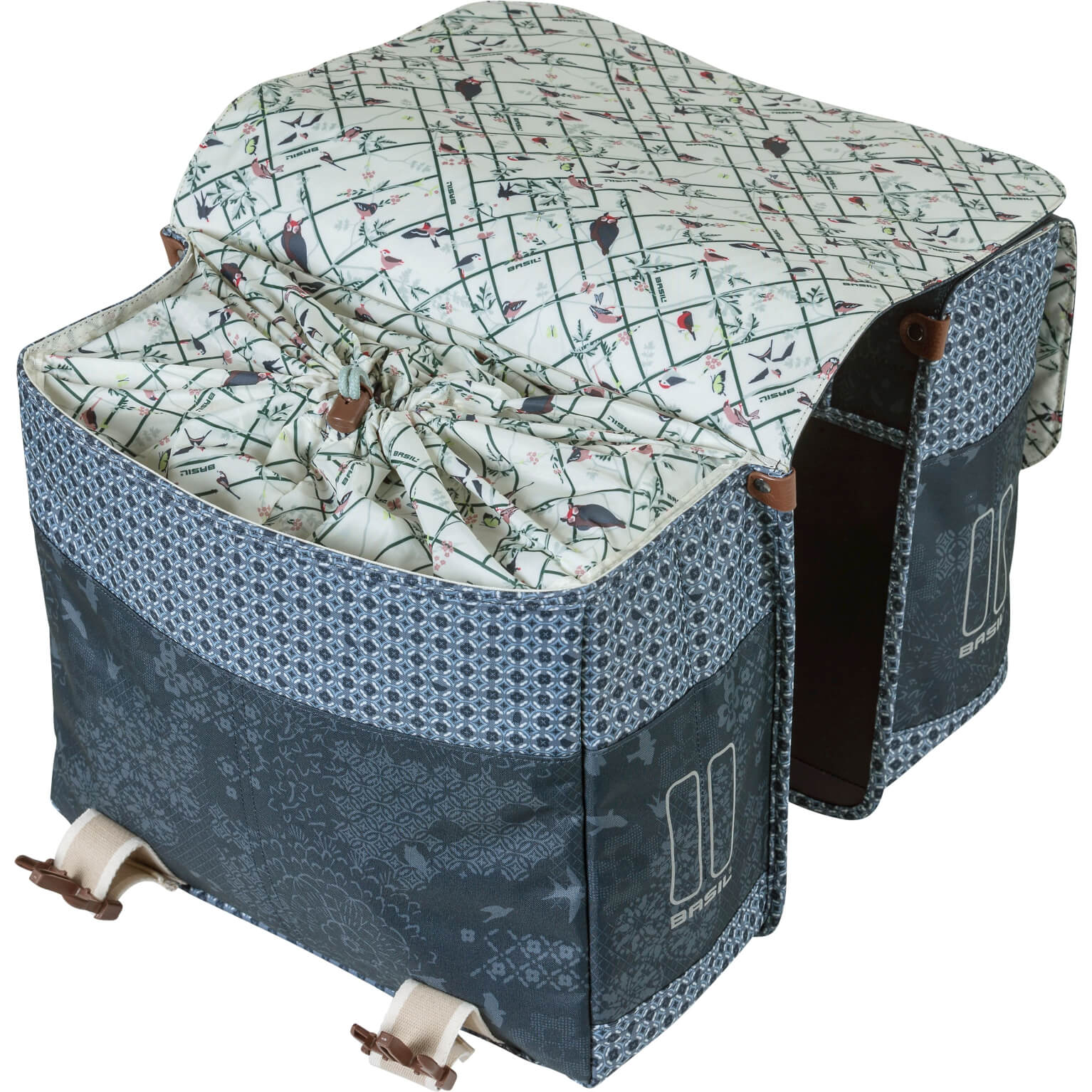 Basil fietstas dubbel Boheme indigo blue 35L - Image 5