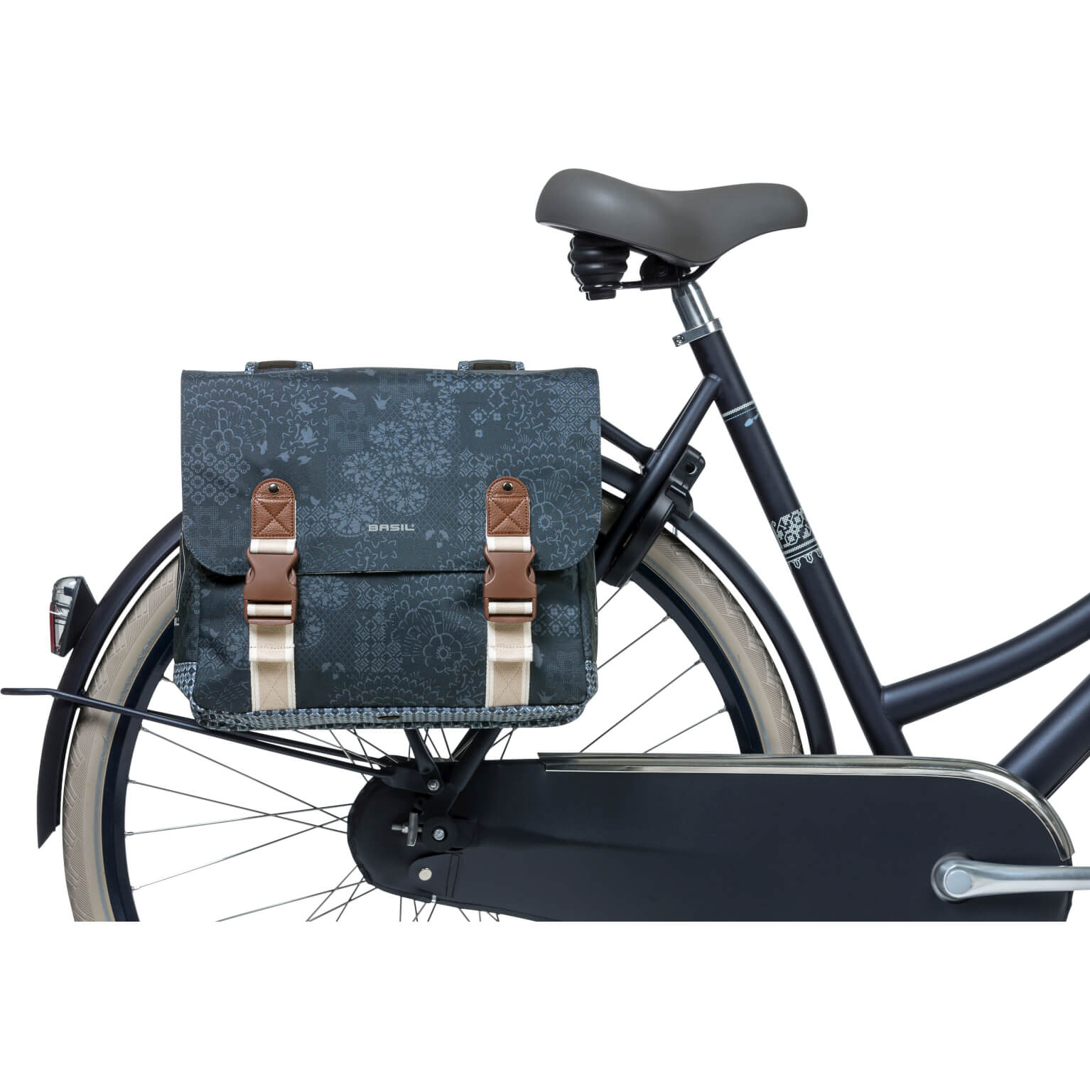 Basil fietstas dubbel Boheme indigo blue 35L - Image 6