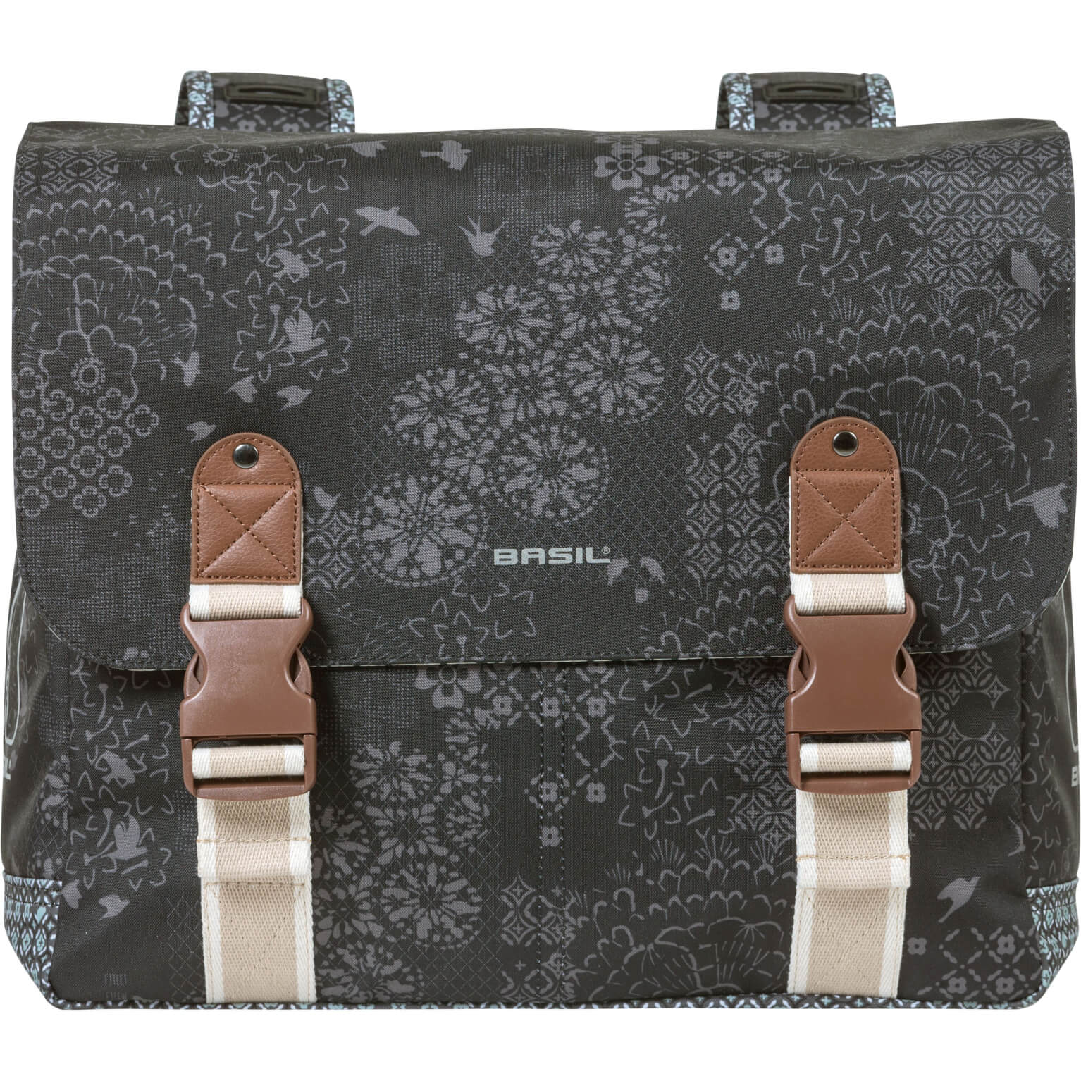 Basil fietstas dubbel Boheme charcoal 35L - Image 2