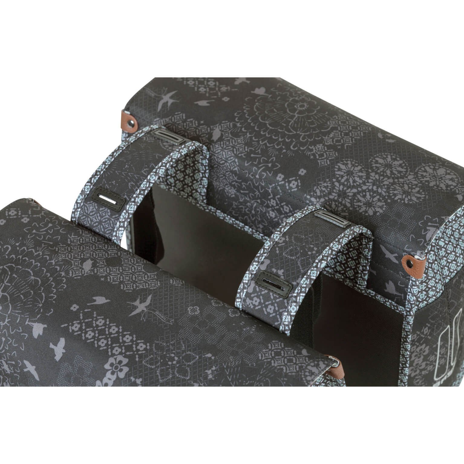 Basil fietstas dubbel Boheme charcoal 35L - Image 3