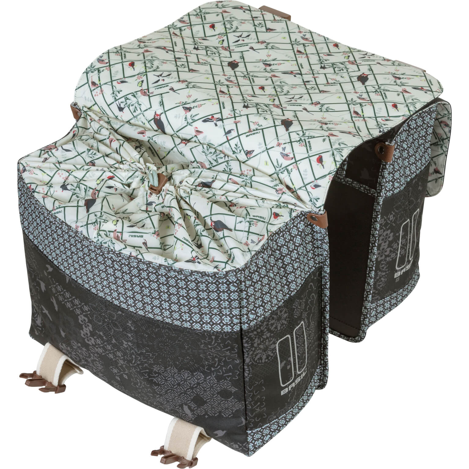Basil fietstas dubbel Boheme charcoal 35L - Image 5