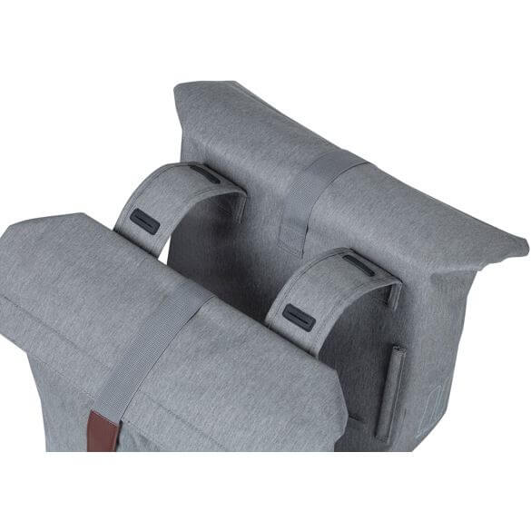 Basil fietstas dubbel City grey melee 28-32L - Image 4