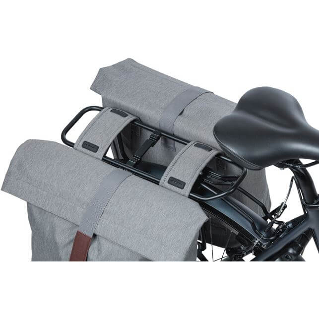 Basil fietstas dubbel City grey melee 28-32L - Image 7