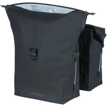 Basil fietstas dubbel SoHo Nordlight night zwart 41L - Image 3