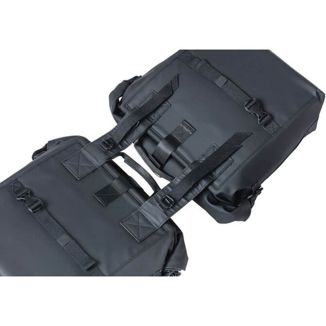 Basil fietstas dubbel SoHo Nordlight night zwart 41L - Image 4