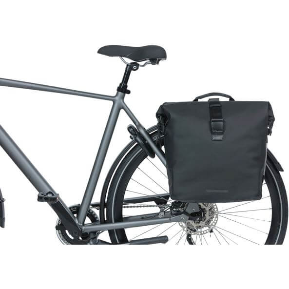 Basil fietstas dubbel SoHo Nordlight night zwart 41L - Image 6