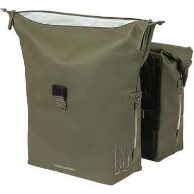 Basil fietstas dubbel SoHo Nordlight moss groen 41L - Image 3