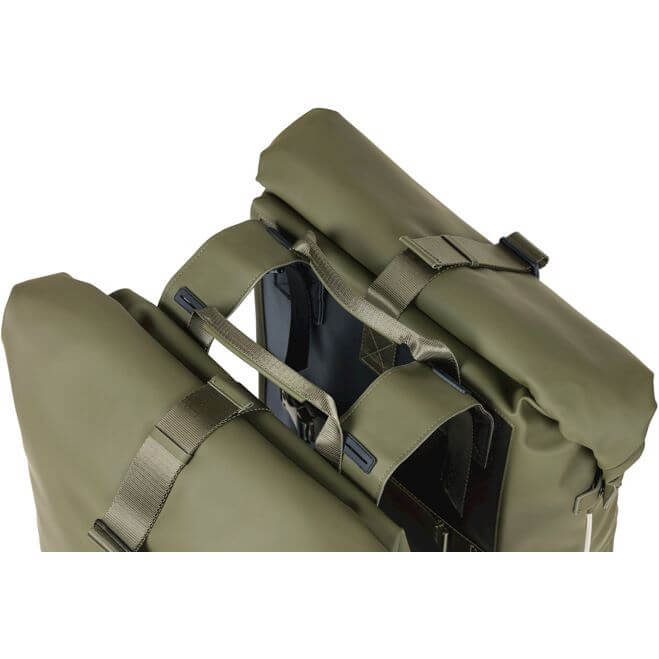 Basil fietstas dubbel SoHo Nordlight moss groen 41L - Image 5